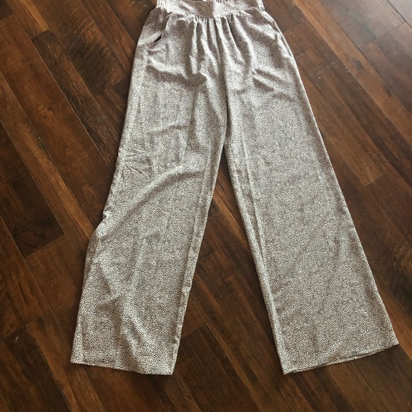 BCBGeneration Khaki Com Leopard Dot Palazzo Pants - Picture 3 of 8